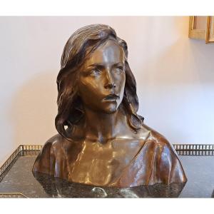 Raoul Larche – Bronze Bust Of The Infant Jesus