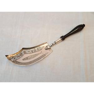 Solid Silver Fish Scoop