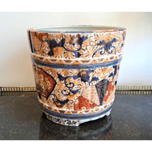 Imari Porcelain Planter Cover