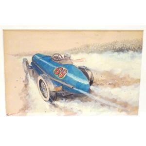 Automobile Race - Lucien Delmas