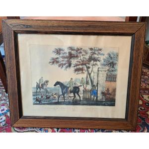 Stag Hunting “stag Hunting” - After Carle Vernet