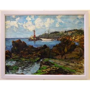 Rocky Coast By The Sea