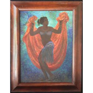 Black Dancer Painting Brazil