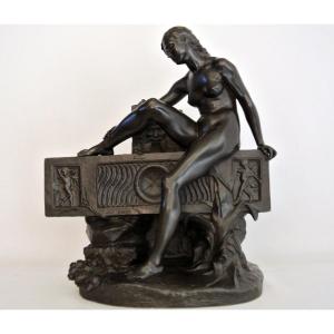 The Muse Of The Source By Jean Hugues