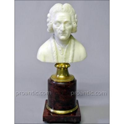 Small Bust Antique Marble Nineteenth