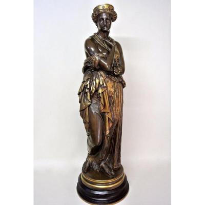 "helen" Bronze Statue By Clésinger