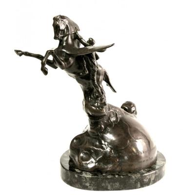 Groupe En Bronze Par Paul  Moreau-Vauthier