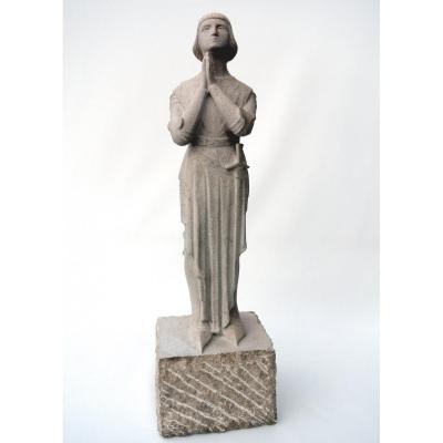 "joan Of Arc" Sculpture By Georges Salendre