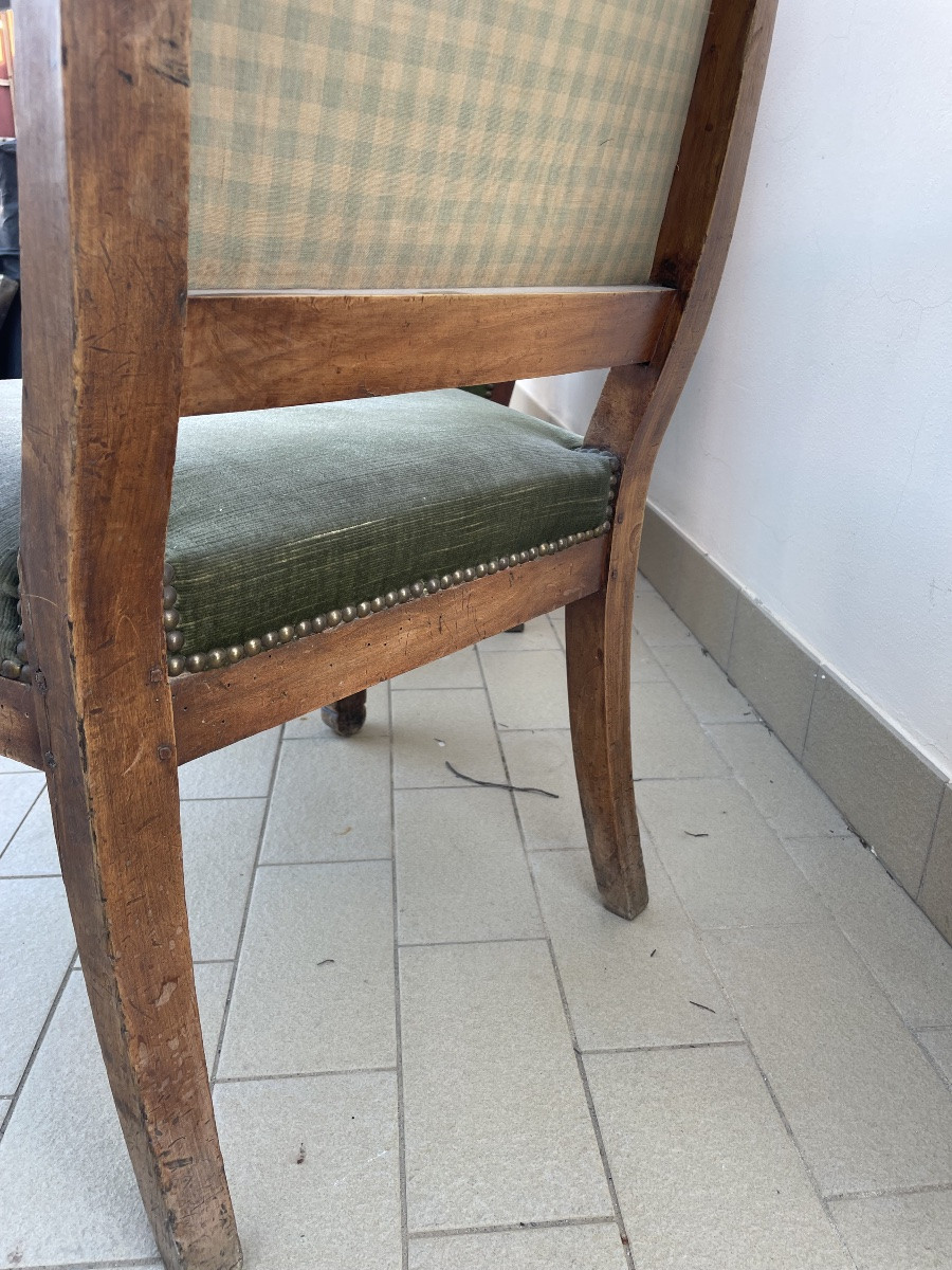 Serie di 4 poltrone impero-photo-6