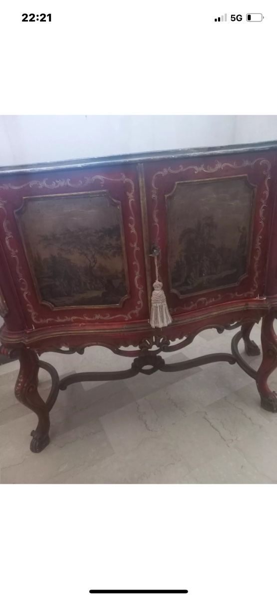 Credenza laccata veneziana-photo-3