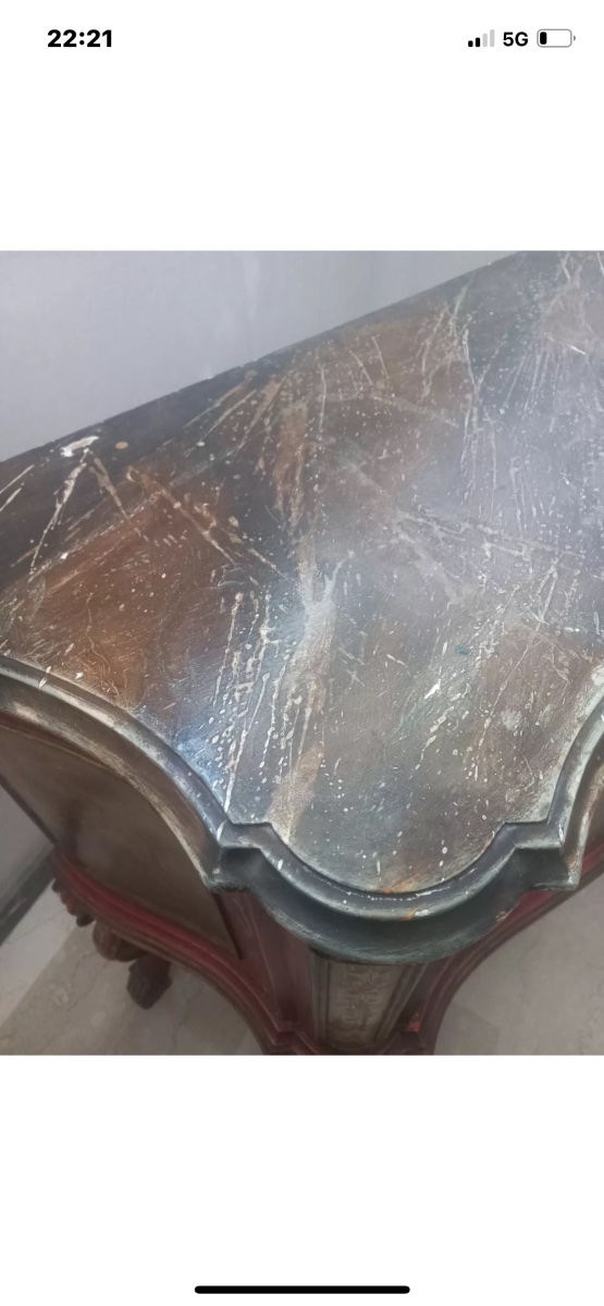 Credenza laccata veneziana-photo-2