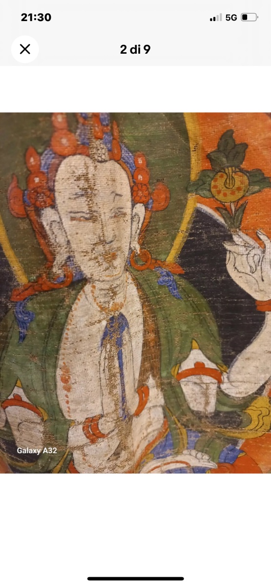 Tangka  tibet epoca 800-photo-1