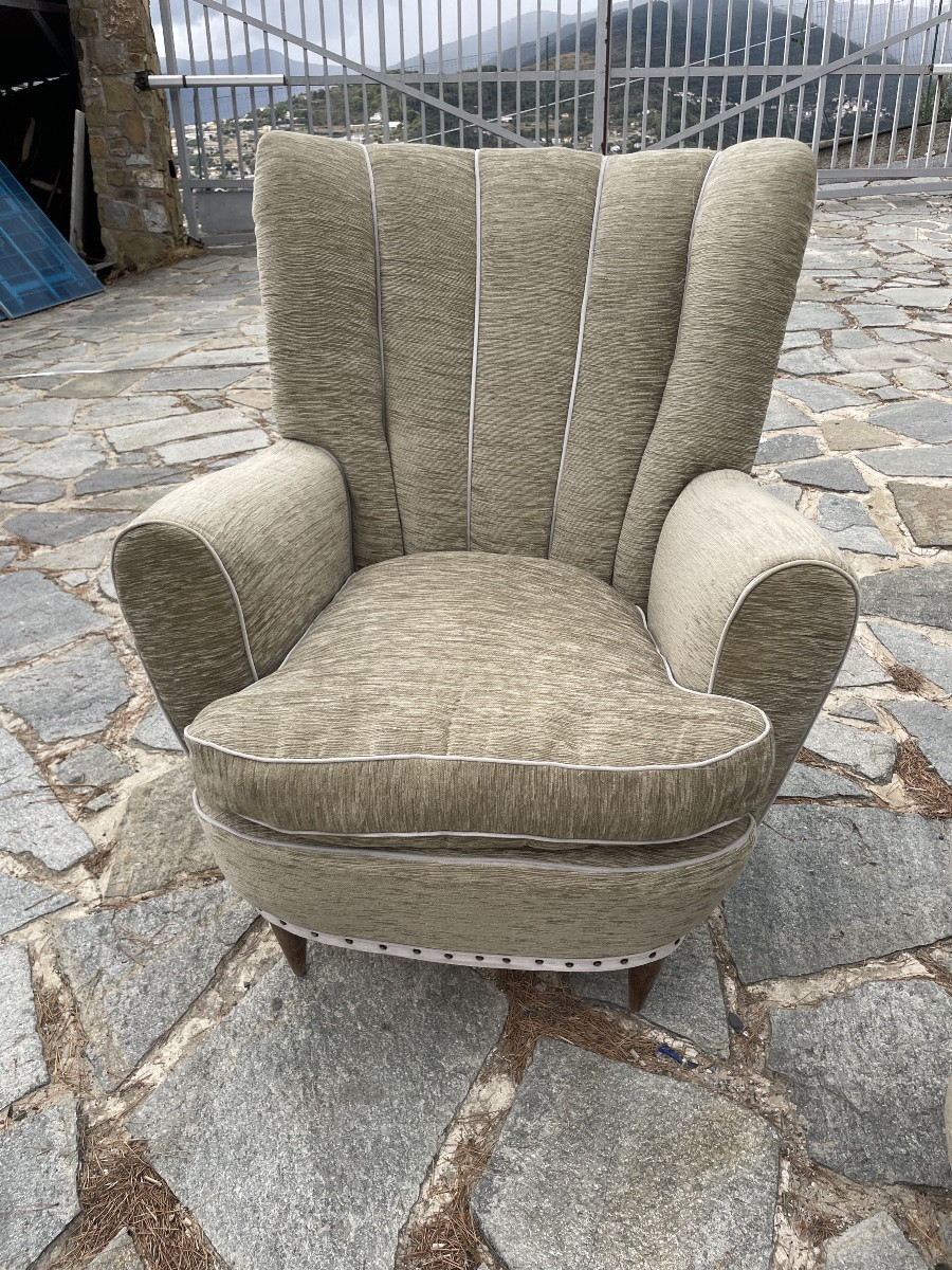 Coppia di poltrone anni 50-photo-6