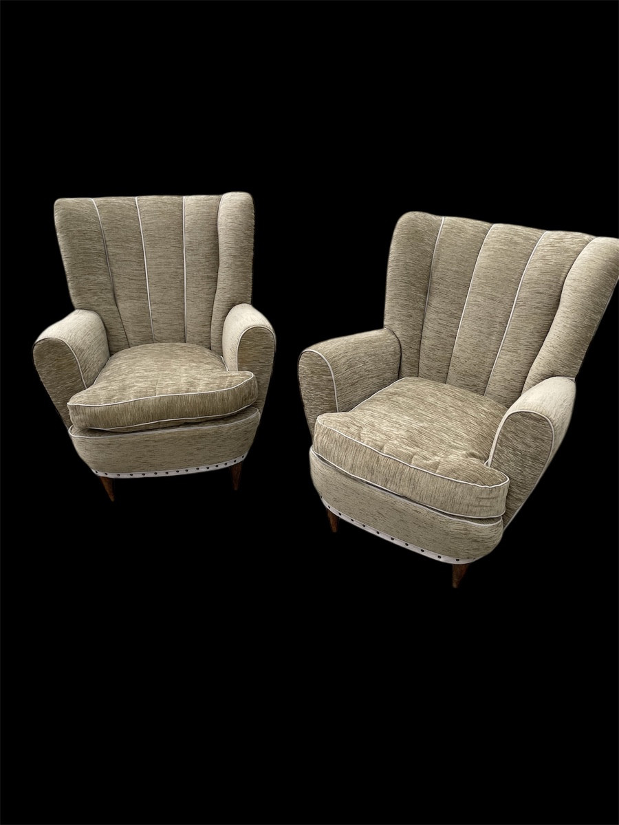 Coppia di poltrone anni 50