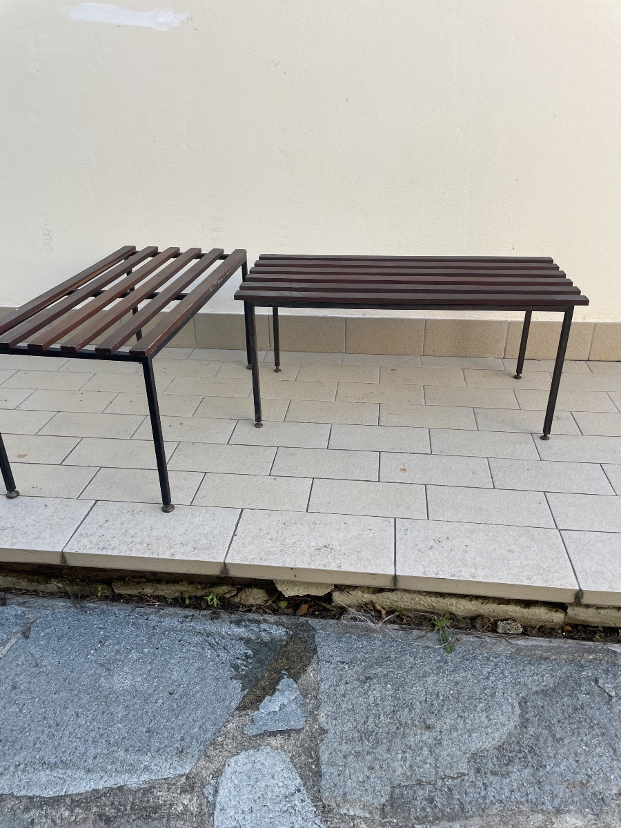Coppia di panche  anni 60 design -photo-1