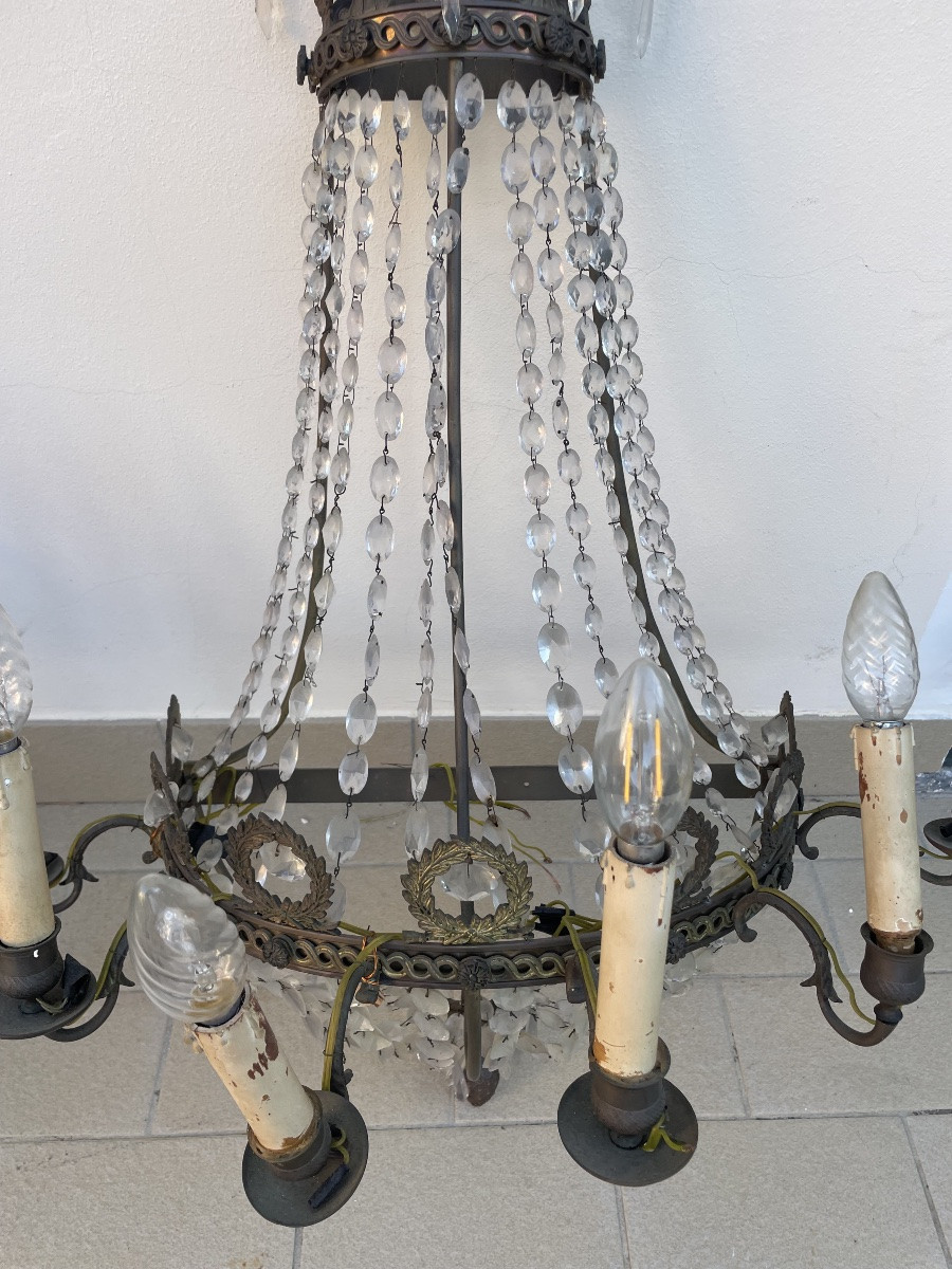 Coppia di grandi appliques stile impero-photo-3