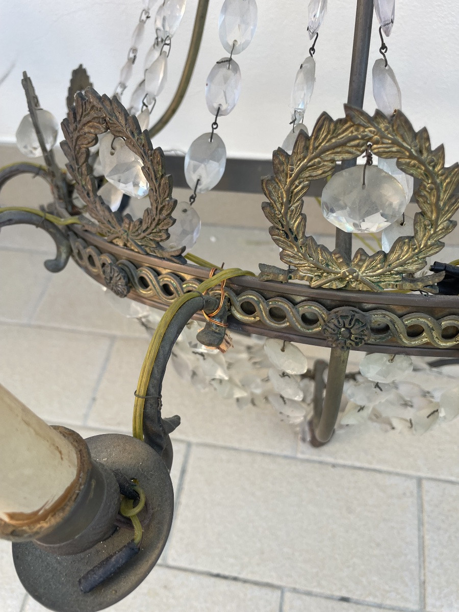 Coppia di grandi appliques stile impero-photo-4