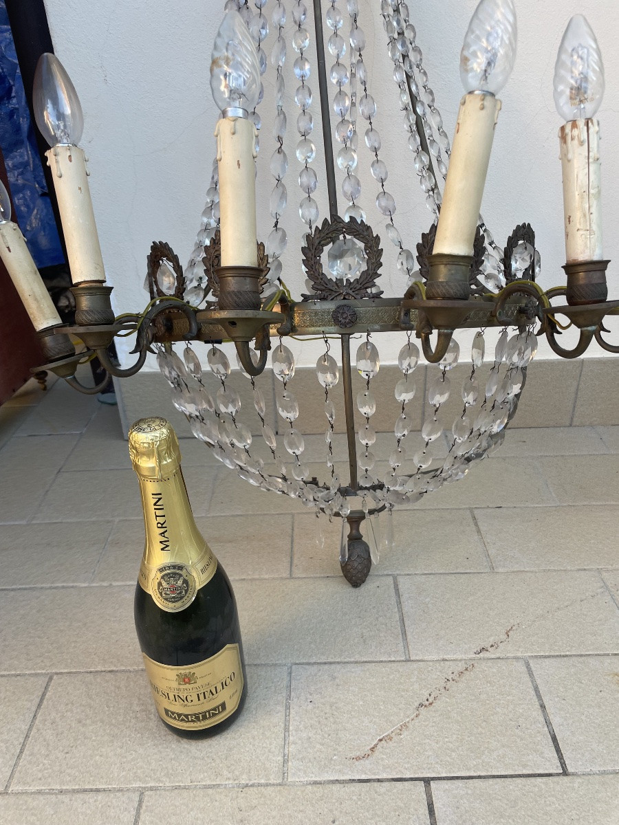 Coppia di grandi appliques stile impero-photo-1