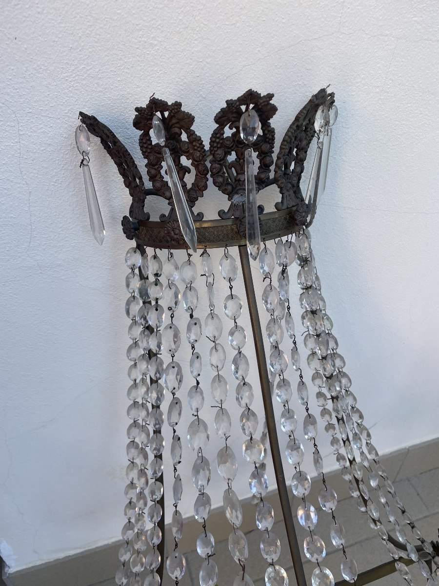 Coppia di grandi appliques stile impero-photo-2