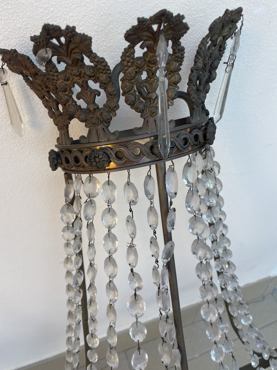 Coppia di grandi appliques stile impero-photo-3