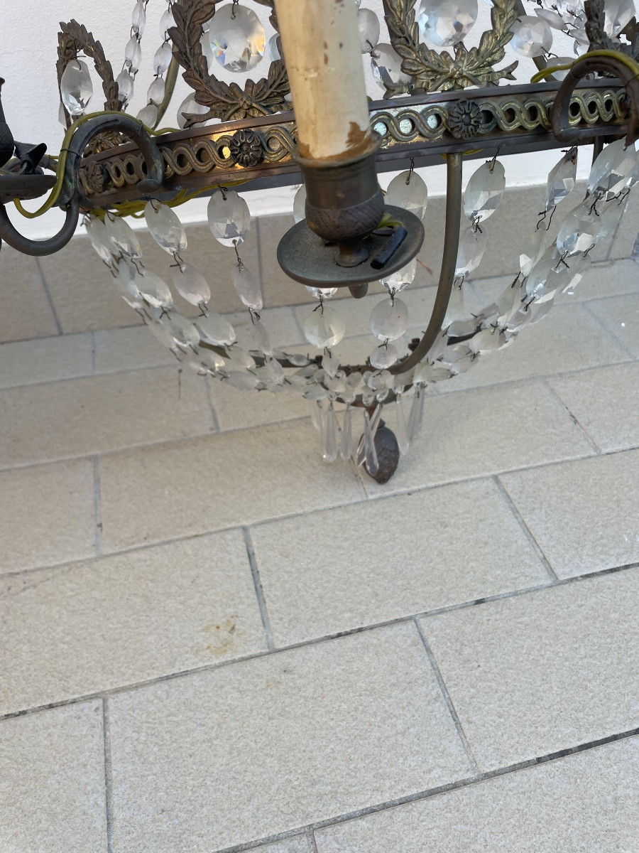 Coppia di grandi appliques stile impero-photo-4