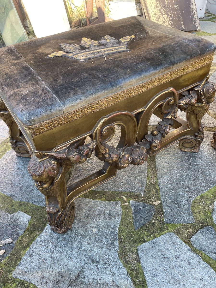 Coppia di panchetti barocco  -photo-1