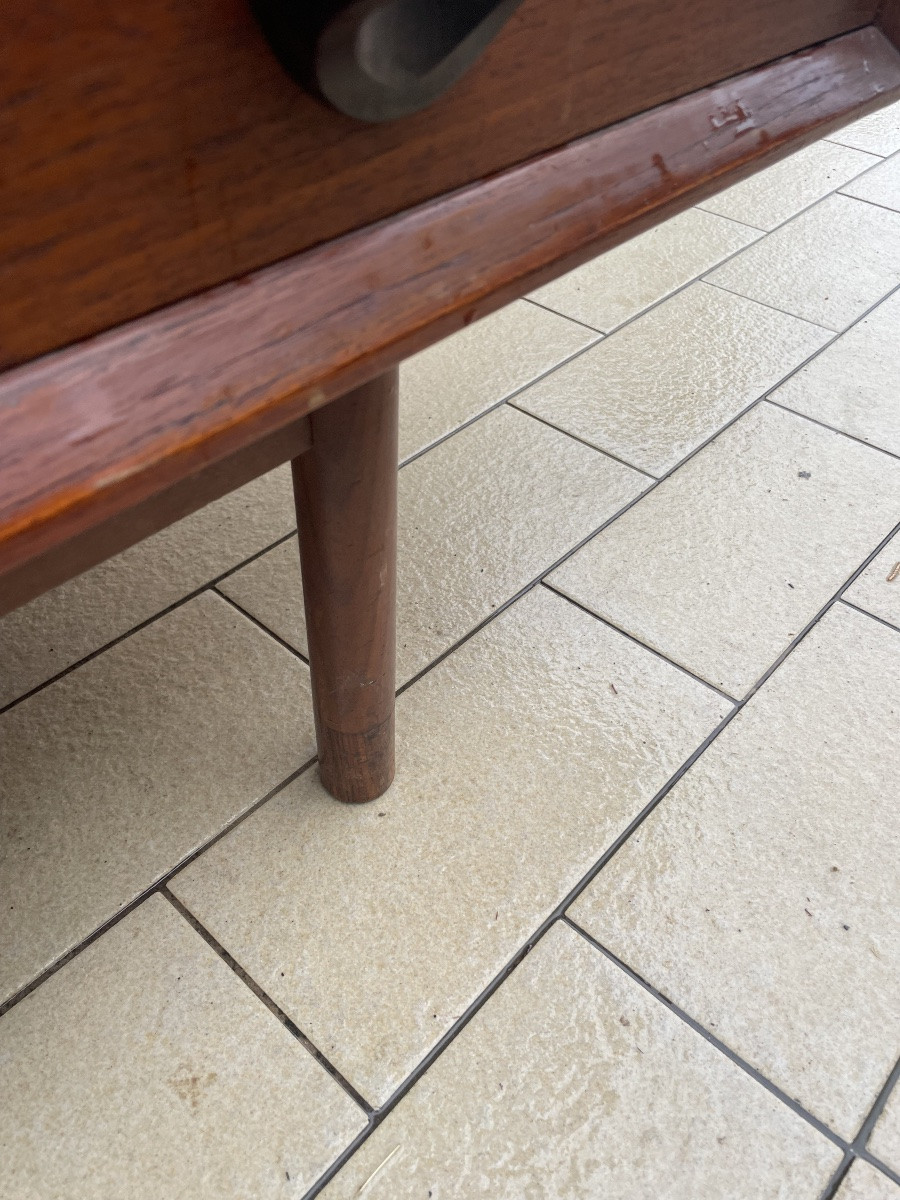 Credenza anni 60 in teak modello monika di george coslin per faram-photo-5