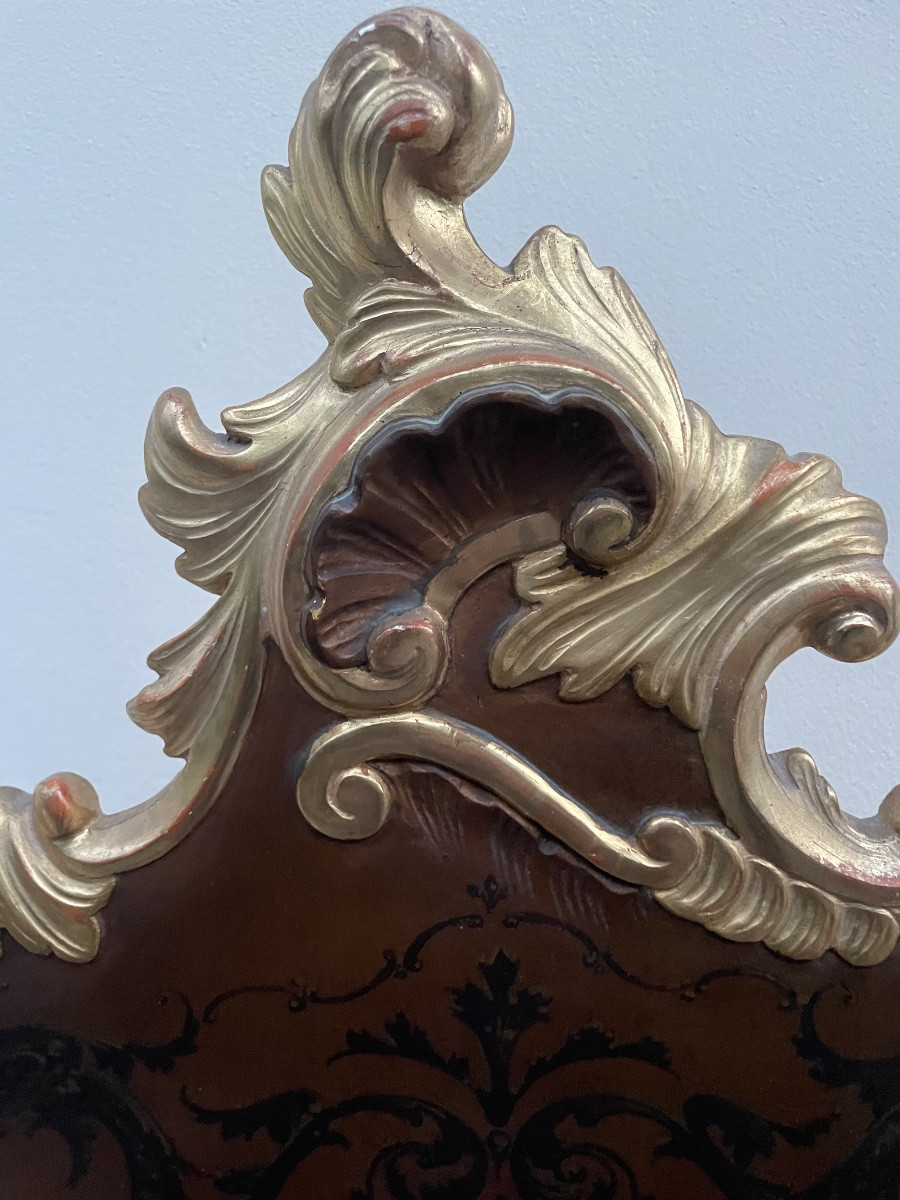 Coppia di console laccate e dorate-photo-7