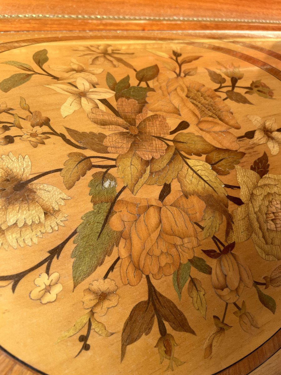 Scrittoio a cilindro stile Luigi XV-photo-3