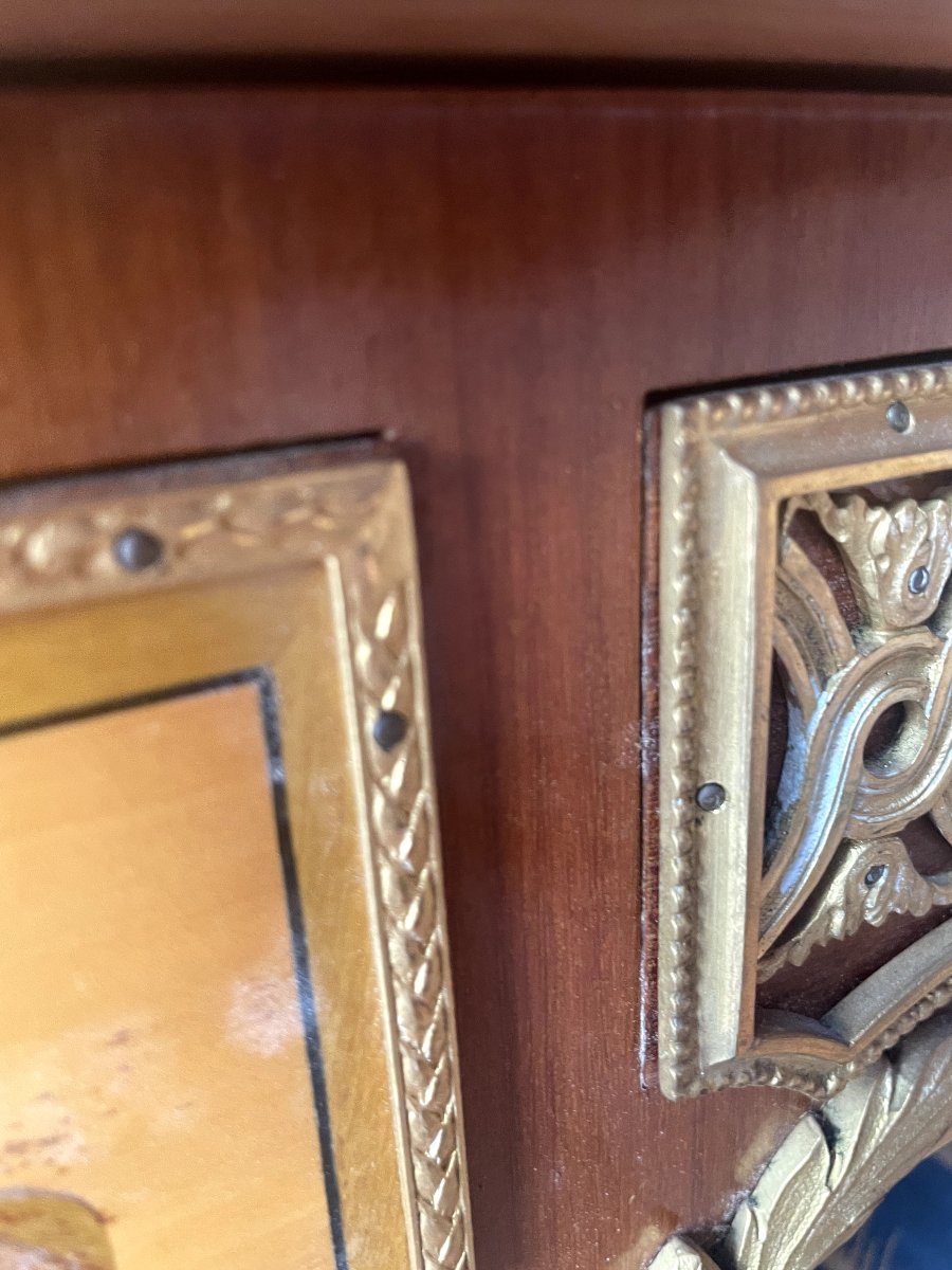 Scrittoio a cilindro stile Luigi XV-photo-1