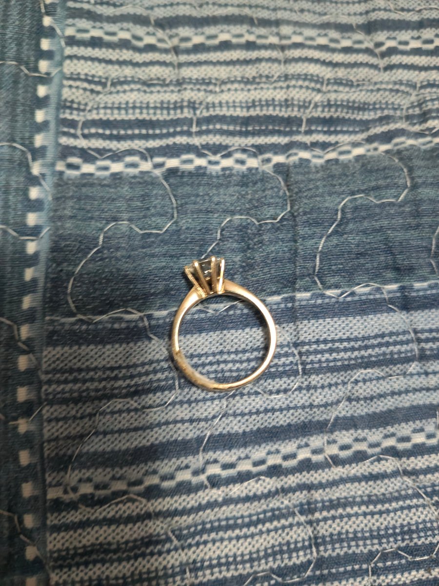 Anello oro bianco con diamante 1 k-photo-2