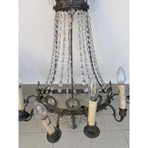 Coppia di grandi appliques stile impero