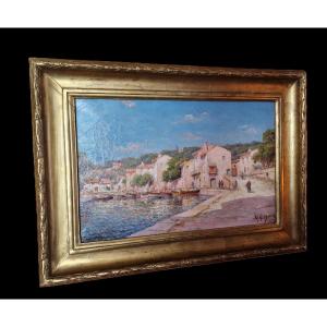 View Of The Port Of Carro - Martigues - Charles Malfroy (1862-1939)