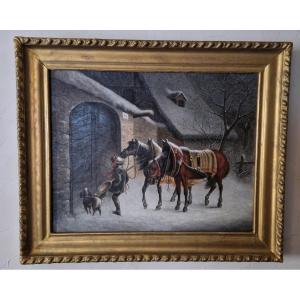 Oil On Canvas - 19th Century