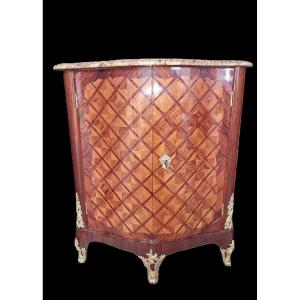 Louis XV Period Corner Cabinet - Stamped Macret