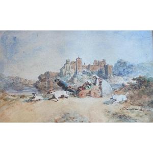 Teofil Kwiatkowski (1809-1891) Preparatory Work The Family In Avignon