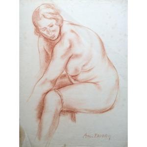André Favory (1889-1937) Nude