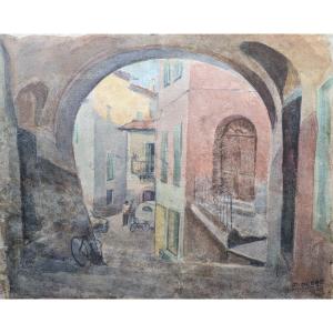 David Olere (1902-1985) Provençal Lane
