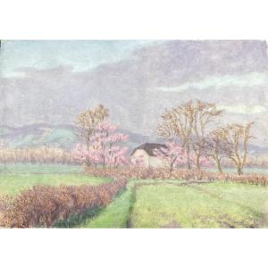 Charles Lacoste (1870-1959), "spring Landscape" (1945)