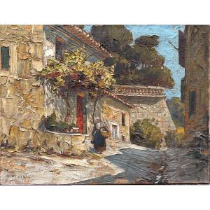 Gustave Vidal (1895-1966), "la Treille à Marseille"