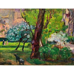 Jean Peské (1870-1949), "animated Park"