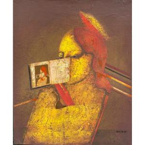 Vladimir Makarenko (1943) "annunciation" 1984