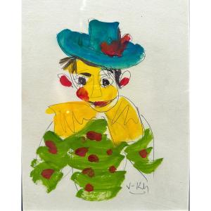 Vasyl Khmeluk (1903-1986), The Clown