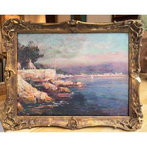 Alexandre Isailoff (1869-1944) Seaside "la Corniche" In Marseille 
