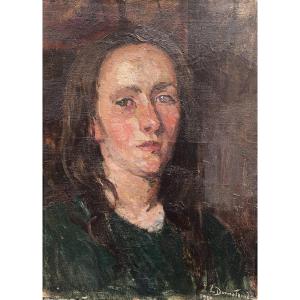 Lucia Demetriade Balacescu (1895-1979) Romania Portrait Of A Man