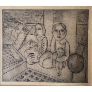 Lasar Segall (1891-1957) Lithuania Family On The Boat