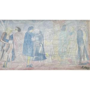 Esther Carp (1897-1970) Polish The Artisans