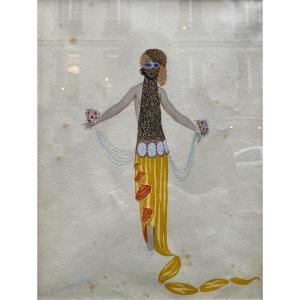 Alexander Zinoviev (1889 - 1977) Russia Dancer 