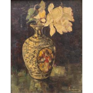  Evgenija Aleksandrovna Lang (1890 Moscow - 1973 Moscow) Bouquet Of Flowers 