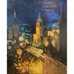 Serge Kislakoff (1897 Yalta - 1980 Reims) View Of Moscow 
